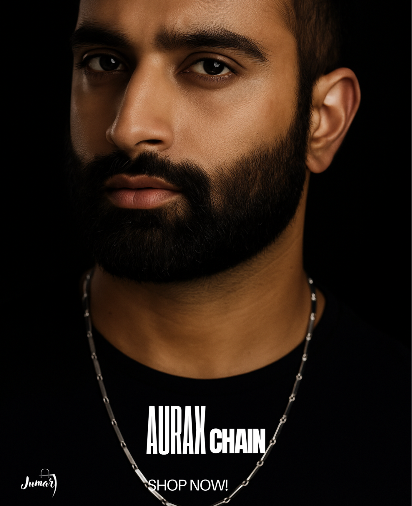 Stainless Steel Silver Rice Chain For Men and Boys