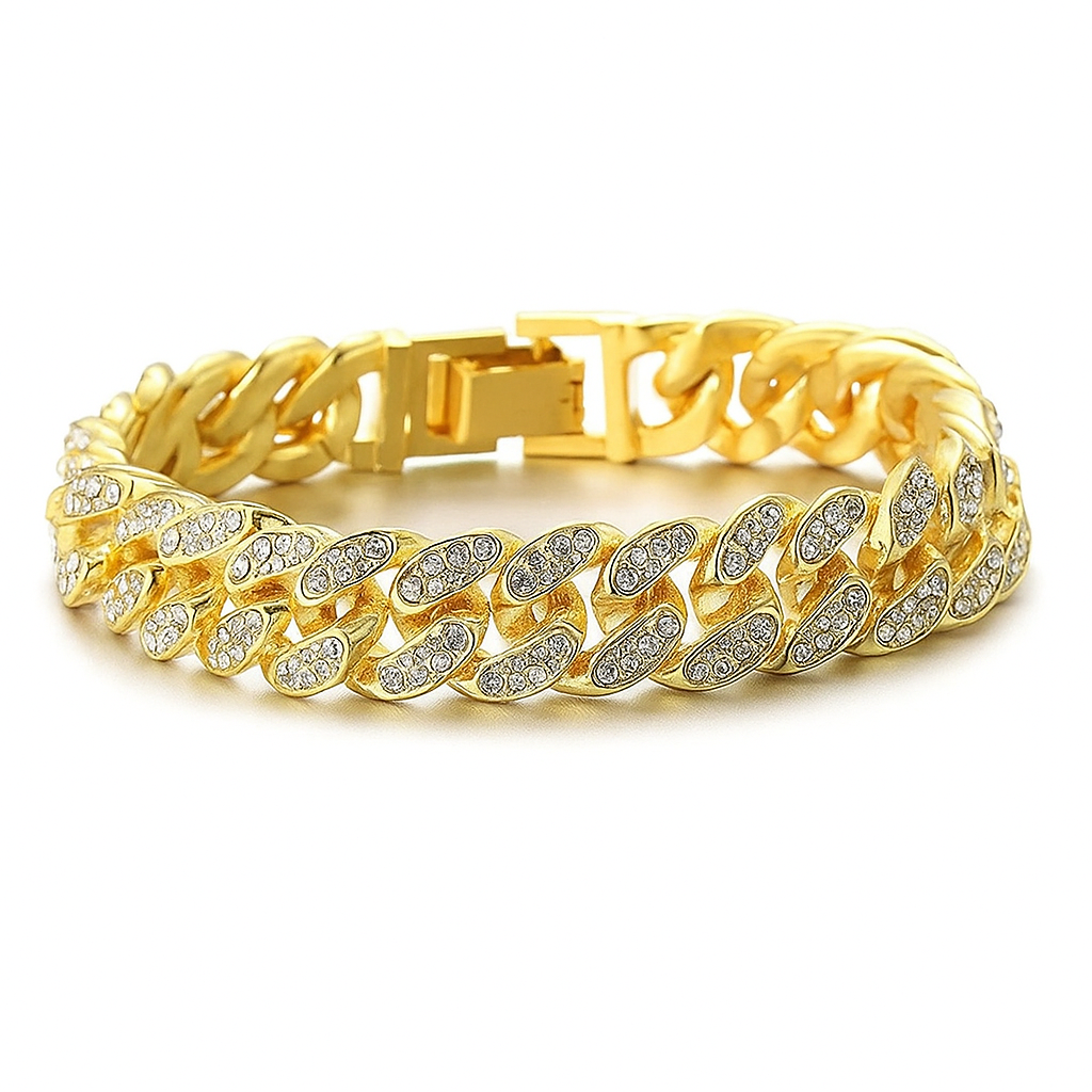 Cuban bracelet Fully Diamond unisex