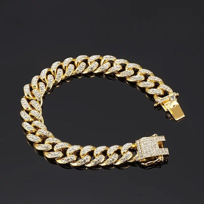Cuban bracelet Fully Diamond unisex